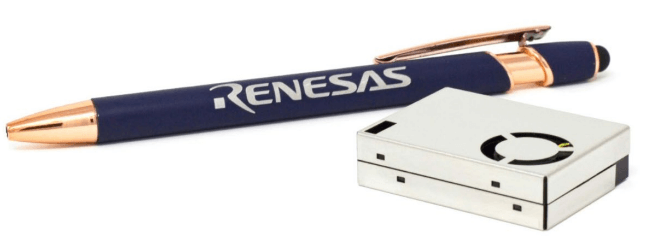 RRH46410 module size somparison with standard pen.