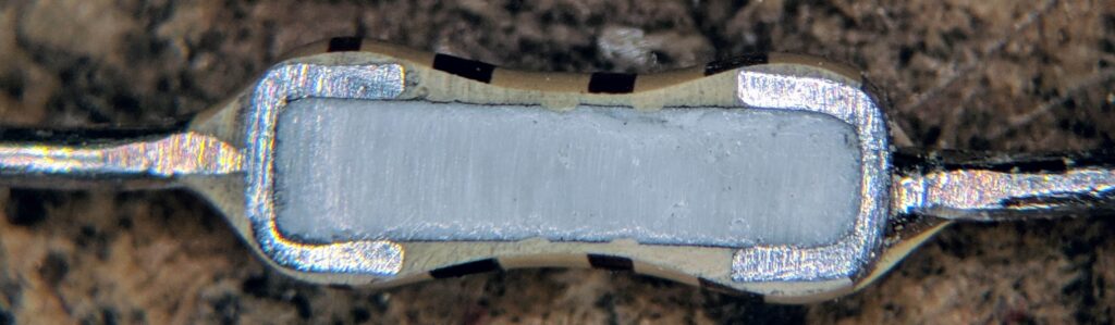 Cross-section of Carbon Film Resistor
